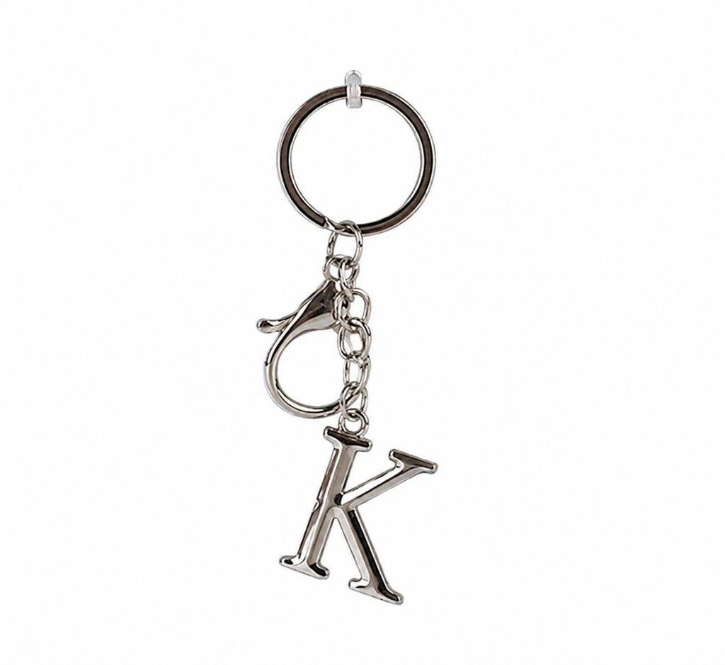 KWANTU Alphabet Key Ring – Letter K